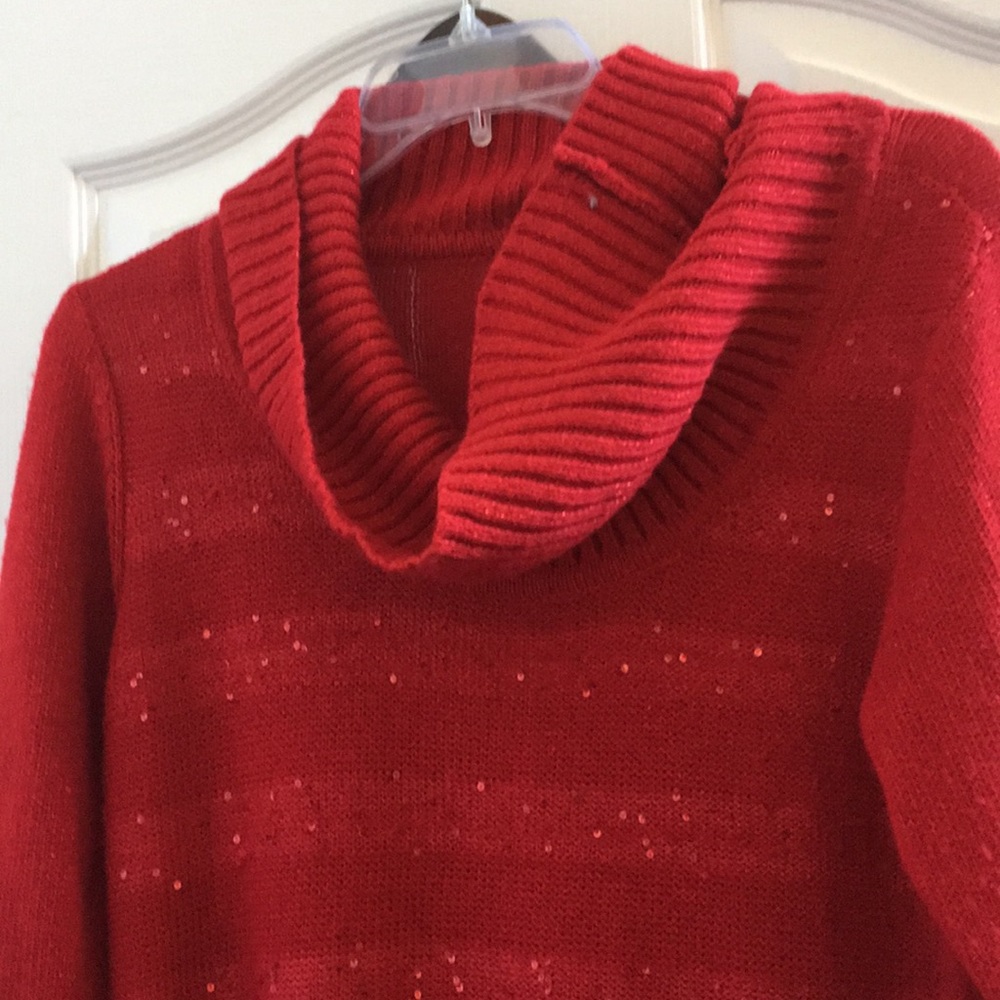 FINAL MARKDOWN Shimmery iz byer sweater large - Picture 3 of 8